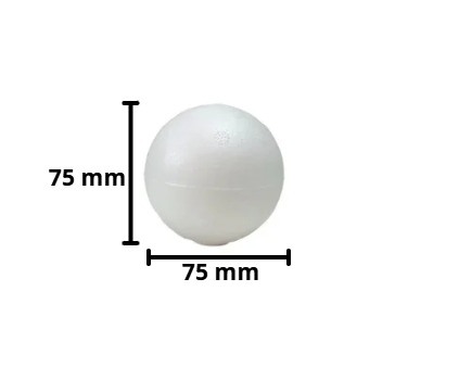 BOLA ISOPOR 075MM